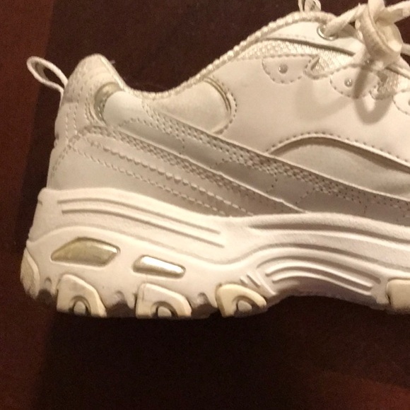 Skechers White D’Lites size 7 - Picture 11 of 16